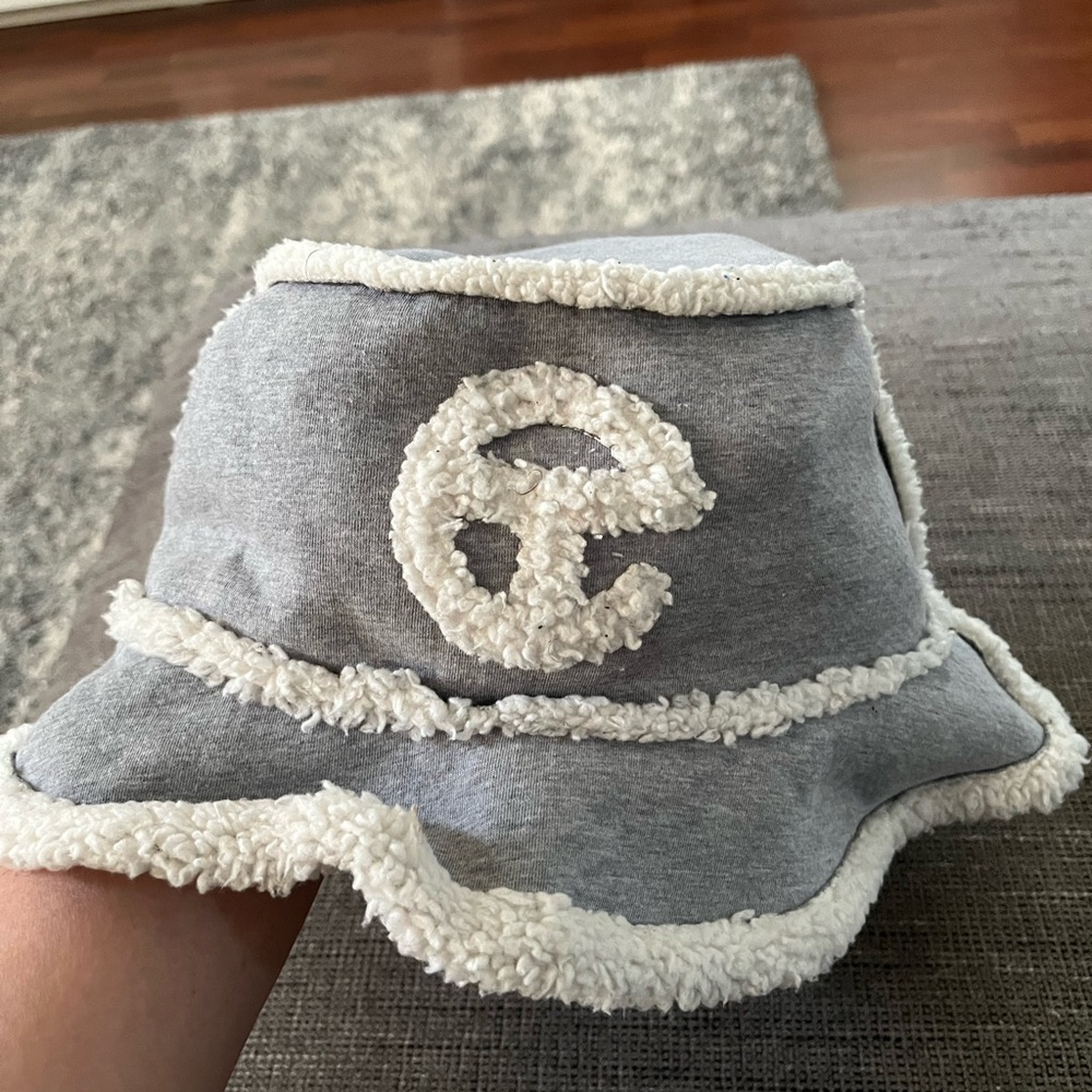 Telfar x UGG Fleece Heather Grey Bucket Hat Sz L/XL